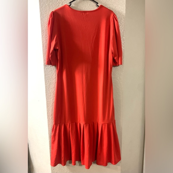 RED/ORANGE DRESS - Picture 2 of 2